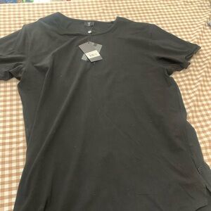 Sleek Black Men's Short Sleeve Tee